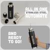 750ml Full Stainless Steel Mate Listo Automate25.3 fl oz Yerba Mate Thermo all in one,Termo para mate Argentino kit, acero inoxidable-Replace your yerba mate kit with our mate listo (Black) view 2