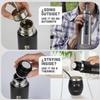750ml Full Stainless Steel Mate Listo Automate25.3 fl oz Yerba Mate Thermo all in one,Termo para mate Argentino kit, acero inoxidable-Replace your yerba mate kit with our mate listo (Black) view 3