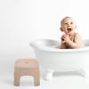 Abaodam PVC Step Stool for Bathroom and Daily Life Places Easy to Clean and Firm Khaki Step Stool for Toddlers and Boys and Girls for Home Use view 4