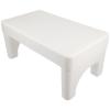 CLISPEED Toilet Step Stool for Adults Bathroom Footstool Squatting Toilet Stool Ergonomic Posture Support White Non-Slip Plastic for Healthy Bowel Movement view 1