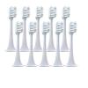 10pcs Replacement Toothbrush Heads, Compatible for T300 T500 Electric Teeth Brush T700 Soft Teethbrush Nozzles(10 White-Soft) view 1