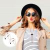 HAPINARY 2Pcs Adjustable Multi-Function Hat Clips Caps Straps Outdoor Anti-Lost Hat Accessory for Travel and Sports, Beige view 4