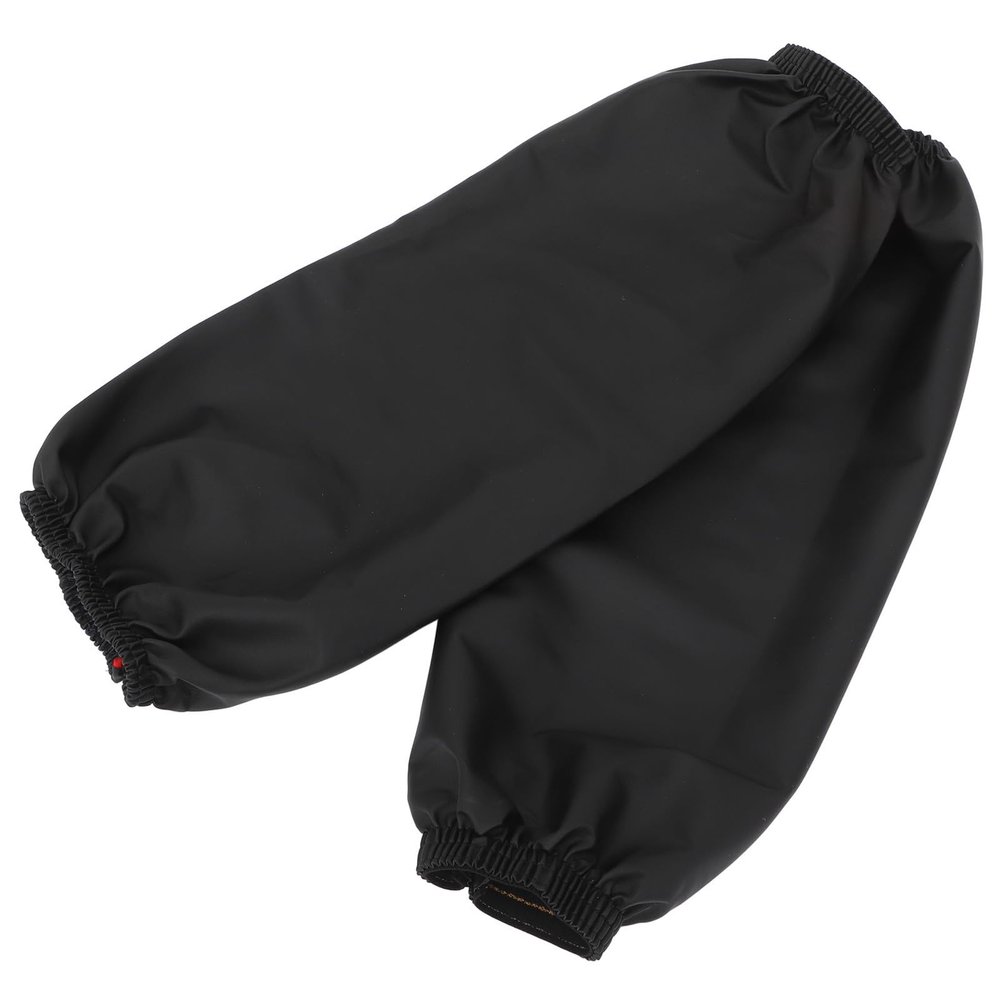 CHILDWEET Extended Waterproof and Oil-Resistant Oversleeves Arm Covers, Black Sturdy Protective Sleeves for Kitchen Cooking, Cleaning, Car Washing, and Outdoor Use, 2 Pairs
