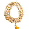 ADHAATA Natural Holy Basil Wood Tulsi Mala 108+1 Ram Naam Inscribed Beads Handcrafted Knotting for Japa, Meditation, Yoga & Hare Krishna Chanting