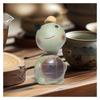 MIOHAO Tea Pet Tea Lovers Gift Accessories Cute Collection Kung Fu Tea Ornament Turtle Statue for Desk Tea Table Home view 3