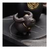 MIOHAO Purplue Sand Tea Pet Niu Boutique Small Ornaments Supportable Lucky Personality Cover Accessories view 4