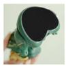 MIOHAO Green Sandstone Auspicious Dragon Tea Pet Zen Ceramic Lucky Decoration Luxury Tea Figurine Chinese Teaware Set(B 6.2X5.3X10CM) view 4