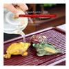 MIOHAO Gold Golden Toad Tea Pet Cute Red Resin Lucky Water Tea Pet Green Tea Tray Color Changing Tea Pet Tea Pet Ornaments(Gold) view 2