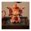 MIOHAO God of Wealth Purple Sand Tea Pet Decoration Boutique Can Raise Zhaofai High-end Tea Table Decoration(Purple clay) view 4