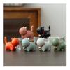MIOHAO Tea Pet Ceramics Ornaments Gold Painted Boutique Tea Table Accessories Kitten Creative Ceramics Cute Kitten(06) view 2