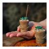 Ceramics Small Tree Stake Ornament Multifunctional Handcrafted Incense Stick Holder Cartoon Exquisite Tea Pet Ornament view 4