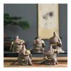 MIOHAO Purple Sand Tea Pet Decoration Zhongyi Guan Gong Creative Hand-carved Tea Pet Tea Tray Ceremony Crafts(E) view 4