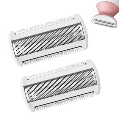 2pcs Shaver Replacement Heads Compatible with Philips Lady Shaver, Replacement Shaving Foil Head for Electric Razor & Bikini Trimmer, Electric Shavers Razor Wet and Dry