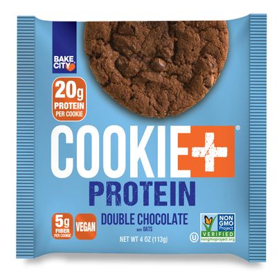 Bake Cookie Double Chocolate Protein Cookie, 113g, Kosher, Display Pack of 12
