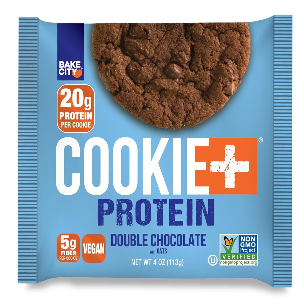 Bake Cookie Double Chocolate Protein Cookie, 113g, Kosher, Display Pack of 12