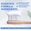 10% Nano Hydroxyapatite Toothpaste, Natural Fluoride Free Toothpaste for Sensitive Teeth, Hydroxyapatite Enamel Condition, Daily Protection & Fresh Breath - 2PCS view 2