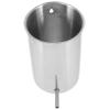 VICASKY Stainless Steel Hanging Bucket 1000ml Ergonomic Metal Bucket for Cleanse Easy to Clean Kit Suitable for Health Care Use view 1