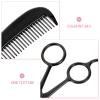 Homoyoyo MenS Beard Trimming Scissors Kit with Stainless Steel Mustache Shears, Comb and Storage Bag for Home and Barbershop Grooming view 3