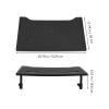 ERINGOGO Black Rectangular Wheelchair Tray Table with Cup Holder Lightweight Abs Material Portable Tray for Wheelchair and Mobility Scooters Suitable for Dining and Outdoor Use view 2