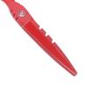 6 Inch Stainless Steel Beard Trimming Scissors, Barber Scissors for Hair Cutting, Professional Mustache Scissors with Comfortable Handle, Adjustable Tension for Home Salon and Pers (Red) view 3
