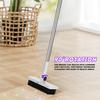 FreshCart Basics 3-In-1 Broom and Dustpan Set with 4 Poles and Curved Handle, White Plastic Indoor Cleaning Kit for Kitchen and Home Sweeping view 4