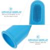 SECFOU 4Pcs Finger Toothbrush Silicone Oral Care Brush for Teeth Cleaning Soft Silicone Finger Brush for Mouth Hygiene view 3