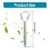 1/4/8Pcs Tongue Scraper Stainless Steel Cleaners Wide Head Cleaner Tool(1pcs) view 2