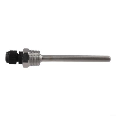 Waterproof Thermowell in Brass with 1/2 For BSP G Thread for Temperature Sensors (100mm)