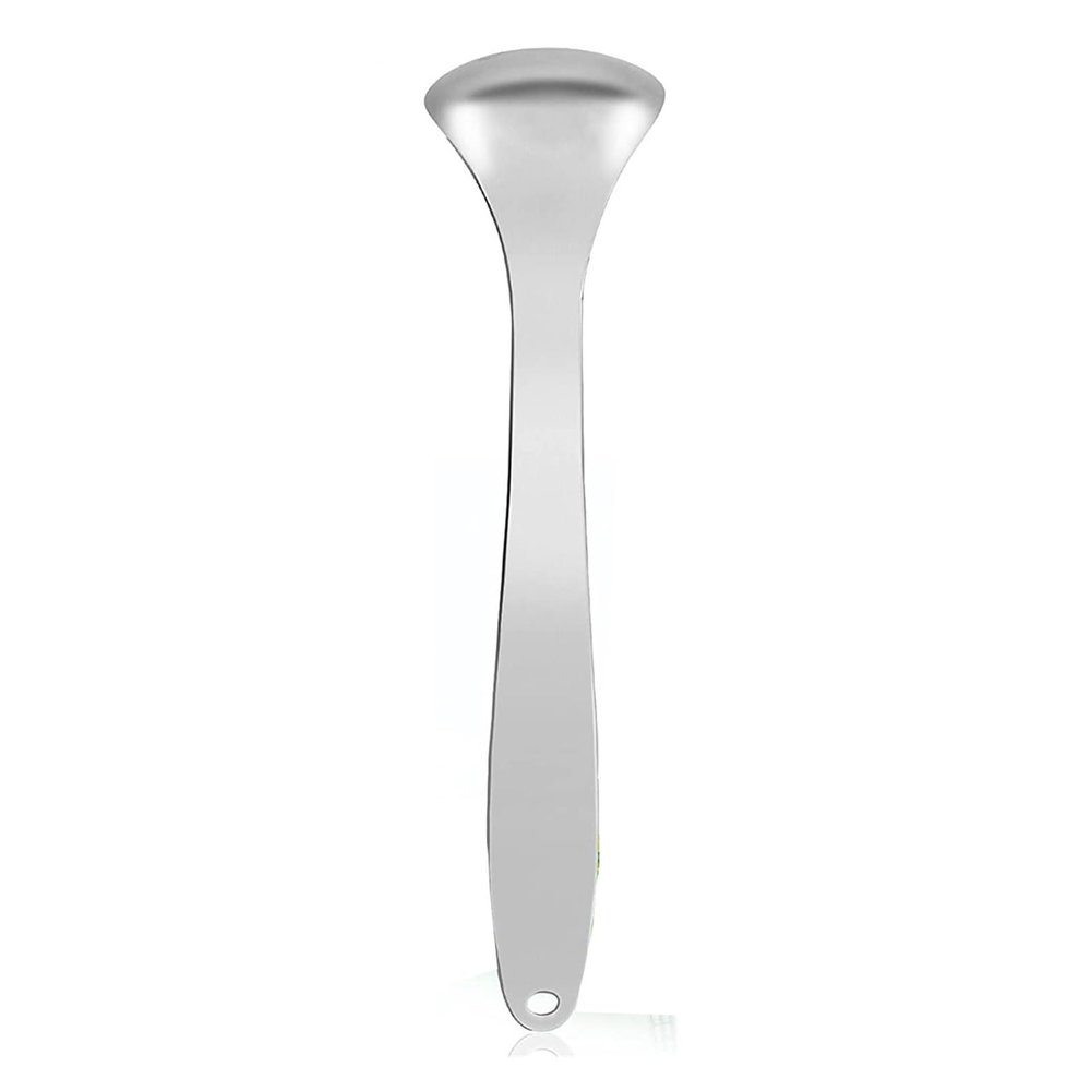 1pcs/3pcs Metal Tongue Scraper Cleaner, Portable Stainless Steel Scrapers Brushes(Spoon)