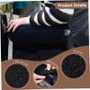 1 Pair Wheelchair Arm Covers Soft & Comfortable Sherpa Wheelchair Armrest Pads with Fastening Tape Non-Slip Black Chair Arm Covers for Elderly, Patient view 2