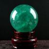 Fluorite Crystal Ball with Stand for Home Office Decor, Feng Shui Crystal Sphere for and Witchcraft,140mm view 4