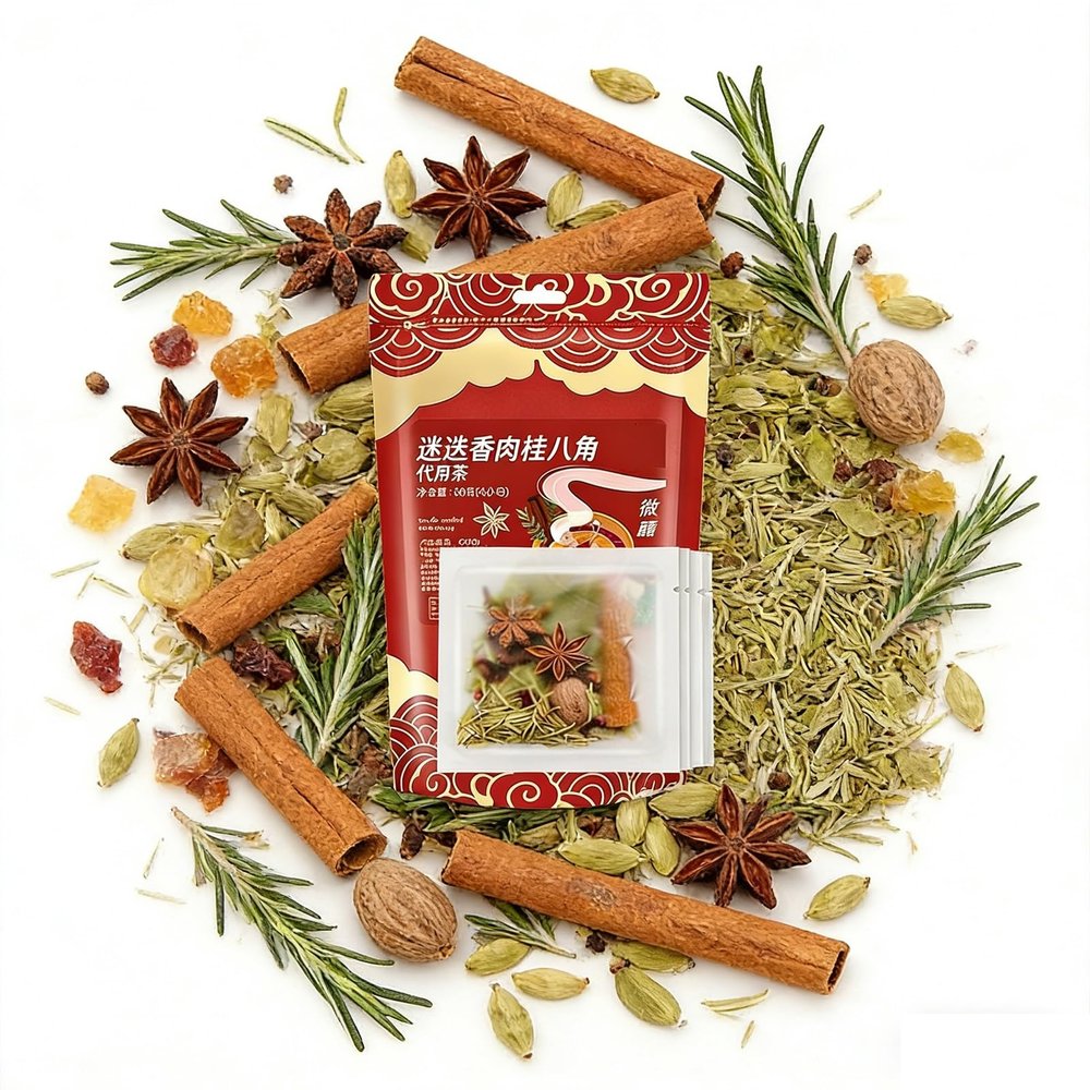 Festive Spice Mix (Individual Sachet) with Cinnamon for Mulled Wine, Apple Cider & Winter Events