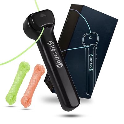 Glow-in-The-Dark String Rope Toy, USB Charging String Rope Launcher Shooter For Kids Adults, Christmas, Holidays, Birthday Gift(A)