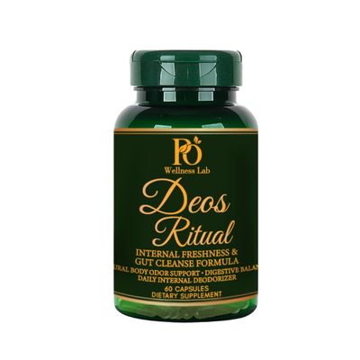 Body Deodorizing Supplement 60 Capsules, Internal Deodorant Chlorophyll Capsules, Natural Odor Control Chlorophyll Pills for Gut Health, Skin Health, Detox & Digestion Support