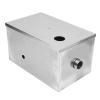 KIMISS Commercial Stainless Steel Grease Trap 400x250x230mm, 3-Level Filtration Grease Interceptor for Kitchen Waste Oil Separation view 1