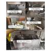 KIMISS Commercial Stainless Steel Grease Trap 400x250x230mm, 3-Level Filtration Grease Interceptor for Kitchen Waste Oil Separation view 2