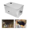 KIMISS Commercial Stainless Steel Grease Trap 400x250x230mm, 3-Level Filtration Grease Interceptor for Kitchen Waste Oil Separation view 4