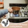 MOLUCKFU 2pcs Cast Iron Chicken Tools Iron Cookware Tool Reusable Kitchen Accessory for Vegan Athletes Supplement for Food view 3