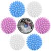 JAXICREY 6Pcs Tumble Dryer Balls, Drying Ball for Tumble Dryer, Laundry Balls Reusable, Dryer Ball for Washing Machine, Clothes Softener Energy Saving, Fewer Wrinkles Less Static Cling, Quick Drying view 1