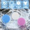 JAXICREY 6Pcs Tumble Dryer Balls, Drying Ball for Tumble Dryer, Laundry Balls Reusable, Dryer Ball for Washing Machine, Clothes Softener Energy Saving, Fewer Wrinkles Less Static Cling, Quick Drying view 3