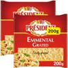 Grated Emmental Cheese 200g Presidents (2x200g) view 1