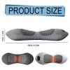 3 in 1 Back Therapy, Prevalnt 3-in-1 Lower Back Massager, Electric Sciatica Massagers with Traction Lifting, Vibration Waist & Neck and Back Massager with Heat (Grey+Black) view 2