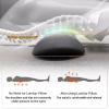 3 in 1 Back Therapy, Prevalnt 3-in-1 Lower Back Massager, Electric Sciatica Massagers with Traction Lifting, Vibration Waist & Neck and Back Massager with Heat (Grey+Black) view 4