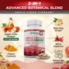 Apple Cider Vinegar Complex with The Mother 180 Capsules | 1500mg ACV per Serving | with Turmeric, Ginger, Cayenne & Bio Cultures | Vegan | Shivay Herbals UK view 2