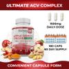 Apple Cider Vinegar Complex with The Mother 180 Capsules | 1500mg ACV per Serving | with Turmeric, Ginger, Cayenne & Bio Cultures | Vegan | Shivay Herbals UK view 3