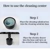 Compatible For Philips CC13 Honeycomb S5000 S7000 S8000 S9000 Series Shaver Quick Cleaning Clean Pod, Razor Cleaning Liquid(1 PCS add Cleaning cabin) view 3