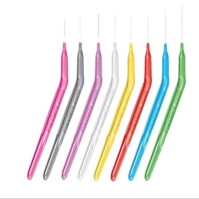 Acclean interdental Brushes Angled Kink Brushes 35 in Pack (Green Size 6 1.4mm)