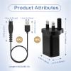 5V 2A Charger Compatible with Philips OneBlade & Shaver, UK Power Adapter Cable for Philips OneBlade 360 Series 3000 5000 7000, Beard Trimmer & Bodygroom, Fast Safe Charging Replacement view 2