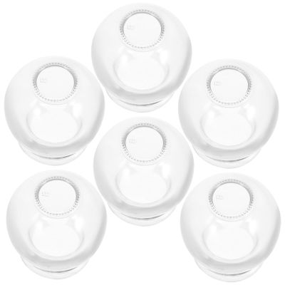 Veemoon 6 Pcs Glass Cupping Therapy Set with Suction Cups for Massage, Relieve Muscle and Joint Pain, Home Cupping Treatment Equipment
