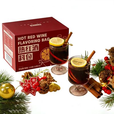 Spice Mix for Mulled Wine and Grog (110g Bag) Cinnamon and Cloves, for Festive Winter Drinks(176gOriginal+Apple Orange)